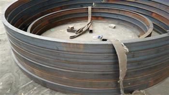 槽钢弯圆依赖于机械设备